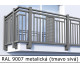 RAL 9007 metalická (tmavo sivá) 