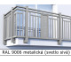 RAL 9006 metalická (svetlo sivá) 