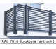 RAL 7016 štruktúra (antracit) 