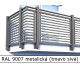 RAL 9007 metalická (tmavo sivá) 