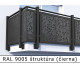 RAL 9005 štruktúra (čierna) 