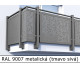 RAL 9007 metalická (tmavo sivá) 