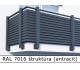 RAL 7016 štruktúra (antracit) 