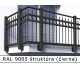 RAL 9005 štruktúra (čierna) 