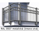 RAL 9007 metalická (tmavo sivá) 