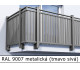 RAL 9007 metalická (tmavo sivá) 