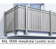 RAL 9006 metalická (svetlo sivá) 