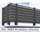 RAL 9005 štruktúra (čierna) 