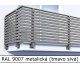 RAL 9007 metalická (tmavo sivá) 