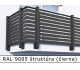 RAL 9005 štruktúra (čierna) 