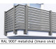 RAL 9007 metalická (tmavo sivá) 