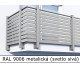 RAL 9006 metalická (svetlo sivá) 